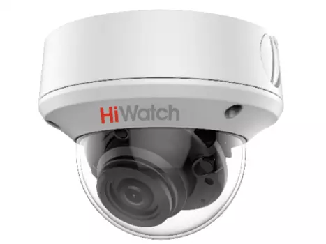Камера HD-TVI HiWatch DS-T508 уличная, купольная, 5Мпикс, CMOS, до 25 кадров/с, до 2560x1944, ИК подсветка 40 м, -40 - +60, белый (DS-T508 )
