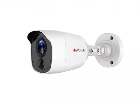 Камера HD-TVI HiWatch DS-T510(B) 2.8 мм уличная, корпусная, 5Мпикс, CMOS, до 20 кадров/с, до 2560x1944, ИК подсветка 20 м, -40 - +60, белый
