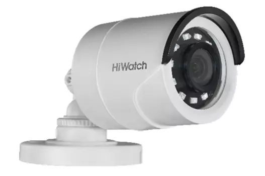 Камера HD-TVI HiWatch Ecoline HDC-B020 3.6 мм уличная, корпусная, 2Мпикс, CMOS, до 1920x1080, ИК подсветка 20 м, -40 - +60, белый (HDC-B020(B)(3.6mm))