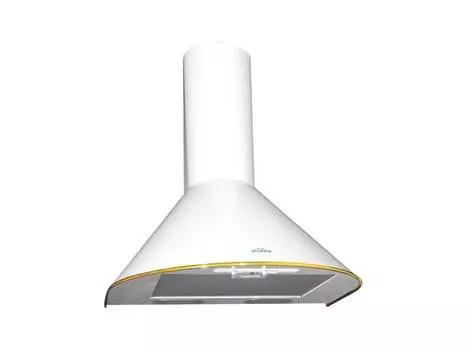 Вытяжка каминная Elikor Эпсилон 50П-430-П3Л, белый/золотой (840450)