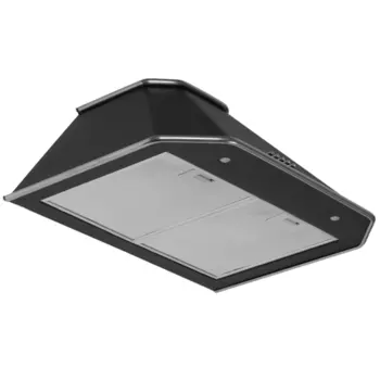 Каминная вытяжка KORTING KHC 6839 NX, матовый черный/хром (KHC 6839 NX)