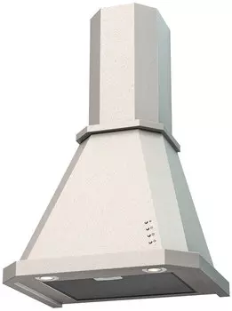 Каминная вытяжка KRONA NEYA 600, cлоновая кость (20651)