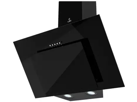 Вытяжка каминная Lex MIRA G 600 BLACK, черный (TRFE000020)
