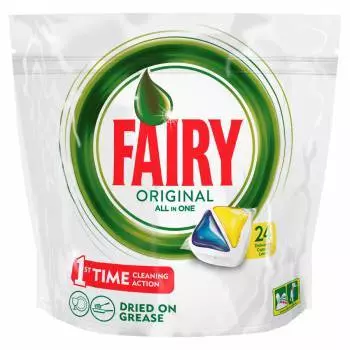 Капсулы для посудомоечной машины Fairy All in One 0,44кг лимон, 24шт. (FR-81574818)