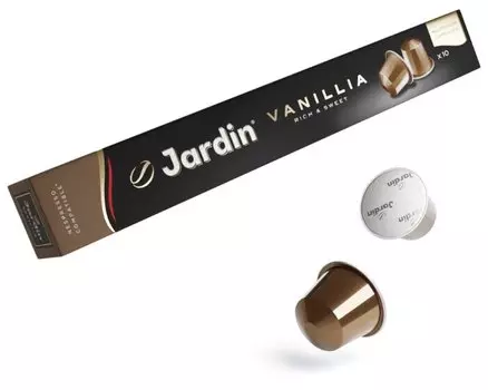 Капсулы кофе Jardin Vanilia, 10 порций/10 капсул, Nespresso (1355-10)