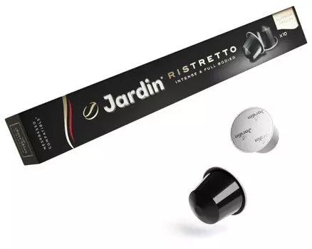 Капсулы кофе/ристретто Jardin Ristretto, 10 порций/10 капсул, 25мл, Nespresso (1352-10)