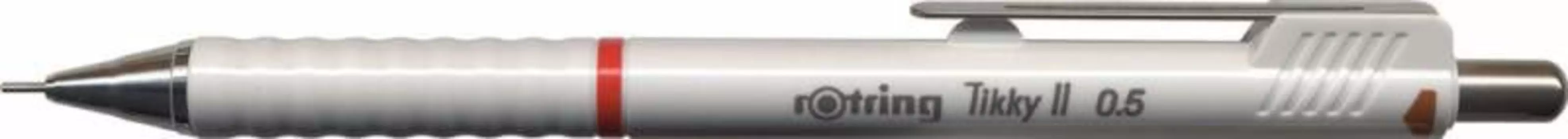 Карандаш механический 0.5мм, металл/пластик, белый, Rotring TIKKY (1904698)