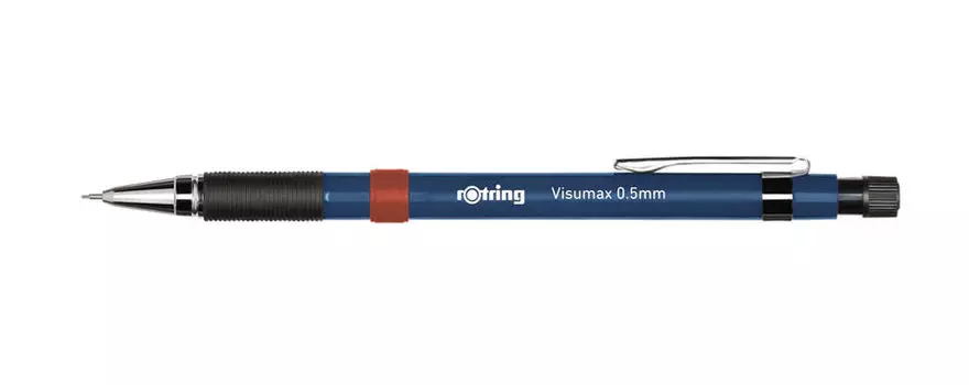 Карандаш механический 0.5мм, пластик/латунь, синий, Rotring VISUMAX (2089102)