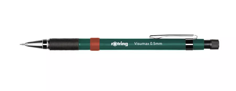 Карандаш механический 0.5мм, пластик/металл, зеленый, Rotring VISUMAX (2089104)