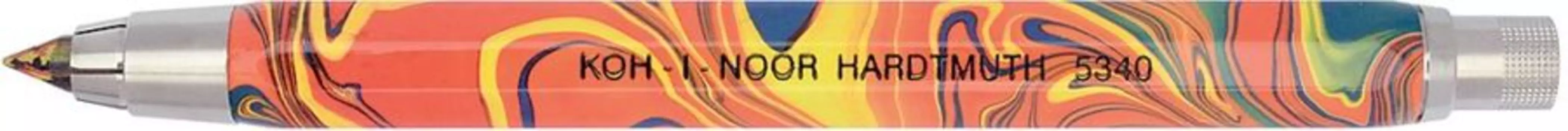 Карандаш механический 5.6мм, металл, рисунок, цанговый/разноцветный грифель, KOH-I-NOOR MAGIC 5340 (53400N8809KK)