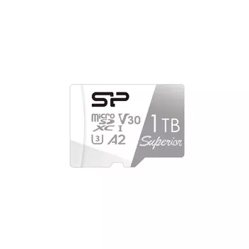 Карта памяти 1Tb microSDXC Silicon Power Superior Class 10 UHS-I U3 V30 A2 (SP001TBSTXDA2V20)