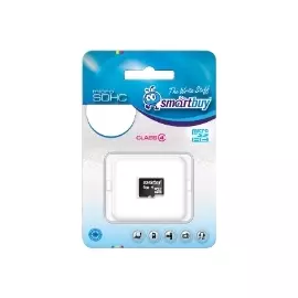 Карта памяти 32Gb microSDHC SmartBuy Class 4