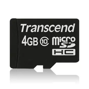 Карта памяти 4Gb microSDHC Transcend Class 10 без адаптера (TS4GUSDC10)