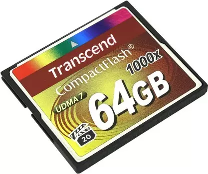 Карта памяти 64Gb CompactFlash Transcend 1000X UHS-I U1