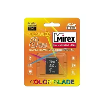 Карта памяти 8Gb SDHC Mirex Class 10