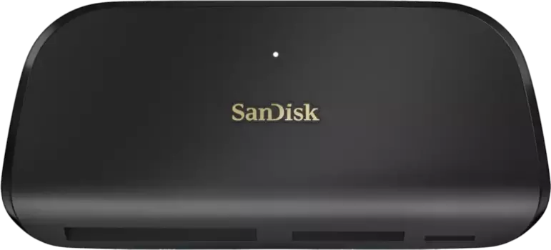 Картридер внешний Sandisk Extreme Pro, Compact Flash (CF), SD, microSD, USB 3.0, черный (SDDR-A631-GNGNN)