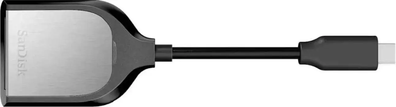 Картридер картридер Sandisk Extreme Pro, SD, SDHC, SDXC, USB Type-C, серый (SDDR-409-G46)