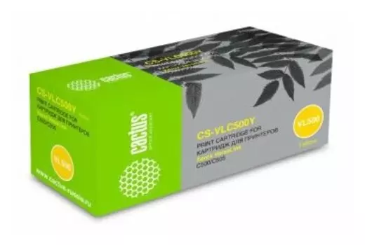 Картридж лазерный Cactus 1827271, желтый, 2400 страниц, совместимый для Xerox versalink C500, C505