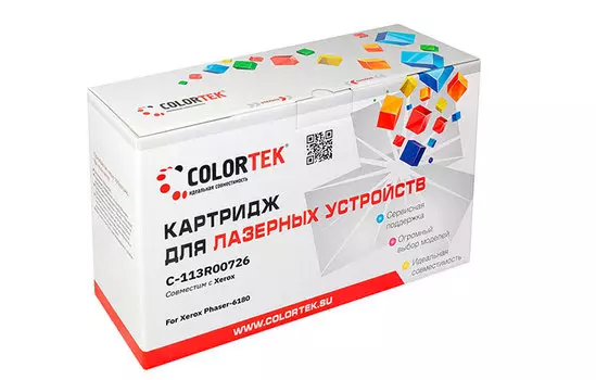 Картридж Colortek 113R00726 для Xerox 6180, черный (СТ-113R00726)
