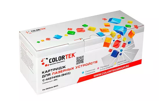 Картридж Colortek 44574906 для Oki B431 (10000стр) (СТ-44574906)