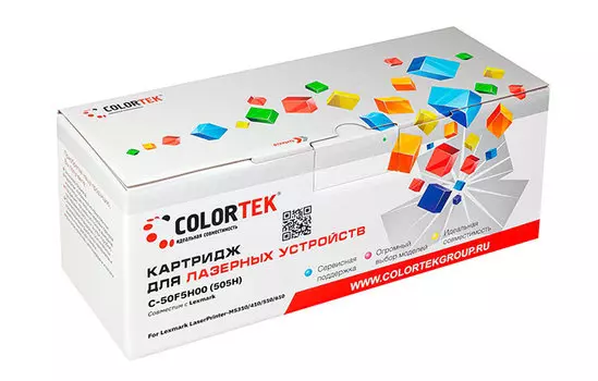 Картридж Colortek 50F5H00 для Lexmark 505H (СТ-50F5H00)