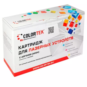 Картридж Colortek 60F5H00 для Lexmark 605H (СТ-60F5H00)