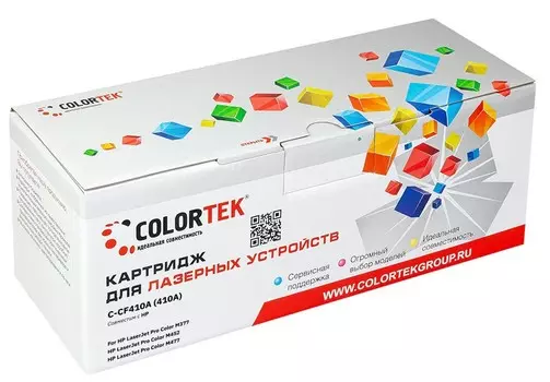Картридж Colortek CE410A (305A) черный (СТ-CE410A)