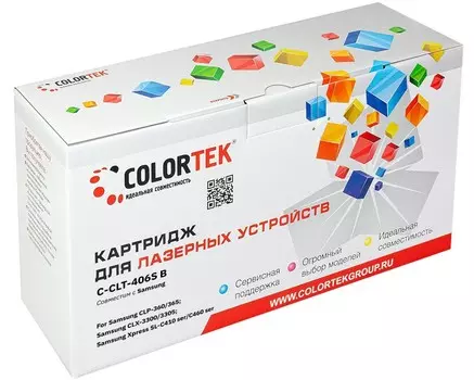 Картридж Colortek CLT-406S для Samsung, черный (СТ-CLT-406S)