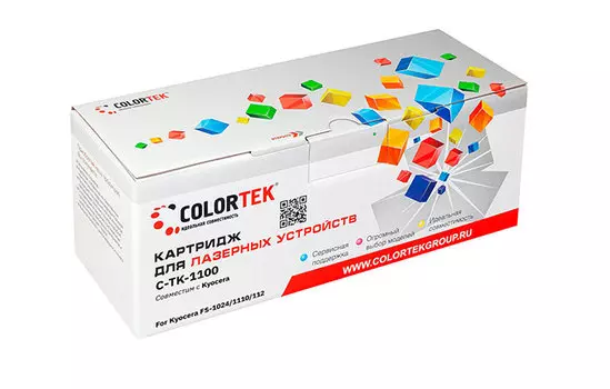 Картридж Colortek TK-1100 для Kyocera (СТ-TK-1100)