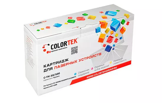 Картридж Colortek TK-18/100 для Kyocera (СТ-TK-18/100)