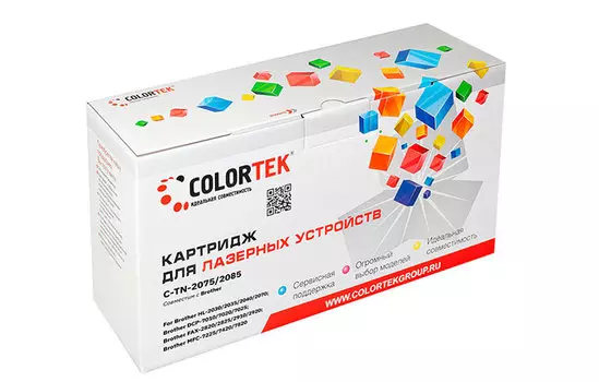 Картридж Colortek TN-2075/2085 для Brother (СТ-TN-2075/2085)