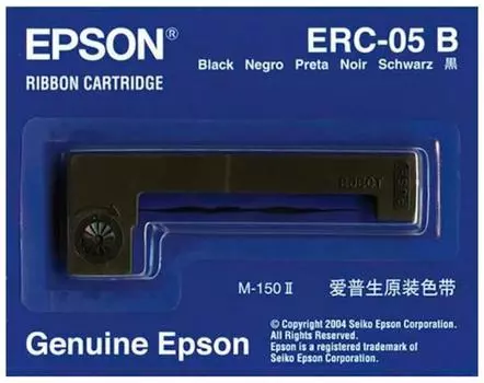 Картридж Epson ERC-05B оригинальный для M-150, M-150II, 200000 зн, черный (C43S015352)