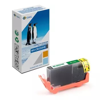 Картридж G&G NH-CB322HE (№178XL CB322HE) для НР Photosmart D5460/B8550/C5324/C5380/C6324/ фото-черный