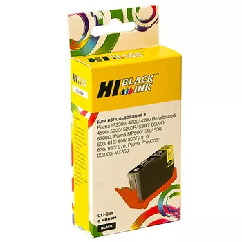 Картридж Hi-Black CLI-8BK для Canon PIXMA iP4200/iP6600D/MP500 black