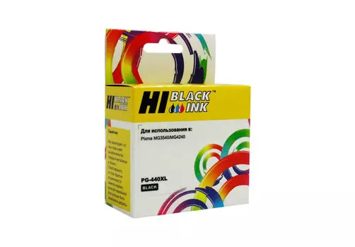 Картридж струйный Hi-Black HB-PG-440XL (PG-440XL), совместимый, для Canon PIXMA MG2140/3140