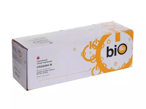 Картридж лазерный Bion BCR-C046HM (046HM), пурпурный, 5000 страниц, совместимый для Canon imageCLASS MF735Cdw/MF733Cdw/LBP654Cdw/MF731Cdw, i-Sensys LBP653Cdw/LBP654Cx/MF732Cdw/MF734Cdw/MF735Cx