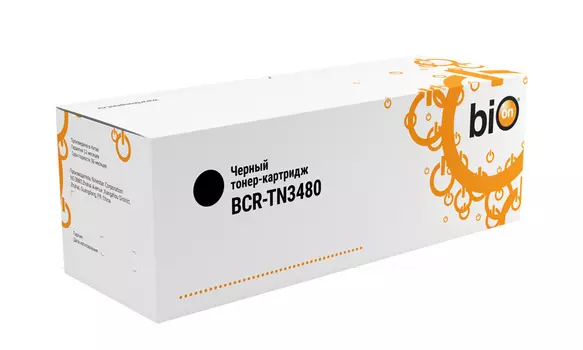 Картридж лазерный Bion BCR-TN3480 (TN-3480 ), черный, 8000 страниц, совместимый для Brother HLL5100/5200/6250/6300/6400/DCPL5500/6600/MFCL5700/5750/6800/6900
