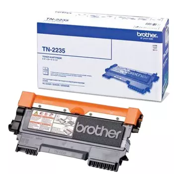 Картридж лазерный Brother TN-2235, черный, 1200 страниц, оригинальный для Brother HL-2240R, HL-2240DR, HL-2250DNR, DCP-7060DR, DCP-7065DNR, DCP-7070DWR, MFC-7360NR, MFC-7860DWR, FAX-2845R, FAX-2940R