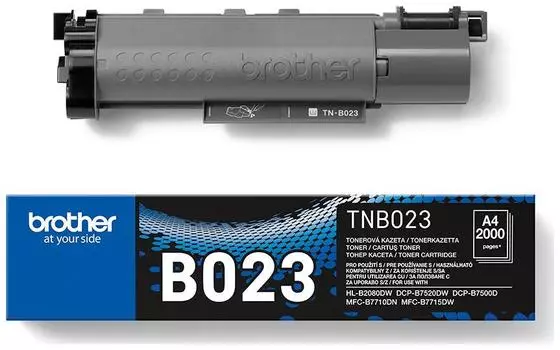 Картридж лазерный Brother TNB023, черный, 2000 страниц, оригинальный для Brother