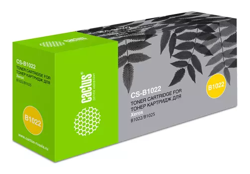 Картридж лазерный Cactus CS-B1022RU (006R01731 ), черный, 13700 страниц, совместимый для Xerox B1022/B1025 с чипом