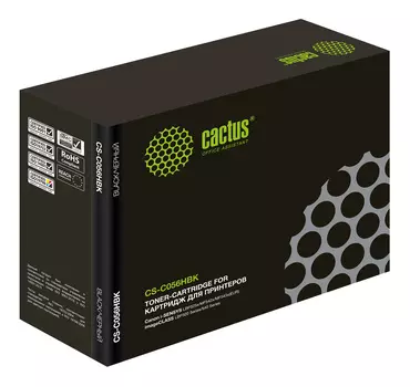 Картридж лазерный Cactus CS-C056HBK (056 H/3008C002), черный, 21000 страниц, совместимый для Canon imageCLASS LBP320 Series/540 Series без чипа