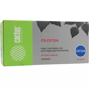 Картридж лазерный Cactus CS-C9732AR (C9732A), желтый, 12000 страниц, совместимый, для CLJ 5550hdn / 5550 / 5550dn / 5550dtn / 5550n / 5500 / 5500dn / 5500dtn / 5500hdn / 5500n