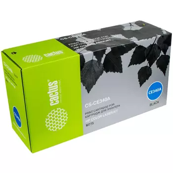 Картридж лазерный Cactus CS-CE340A (CE340A), черный, 13500 страниц, совместимый для LaserJet Enterprise 700 M775