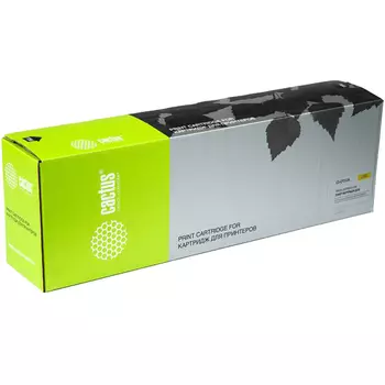 Картридж лазерный Cactus CS-CF312A (CF312A), желтый, 31500 страниц, совместимый, для CLJE M855dn / M855x+ / M855xh