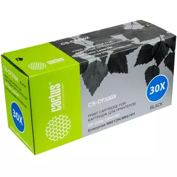 Картридж лазерный Cactus CS-CF330X (CF330X), черный, 20500 страниц, совместимый, для CLJE M651