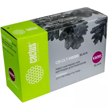 Картридж лазерный Cactus CS-CLT-K609S (CLT-K609S), черный, 7000 страниц, совместимый, для Samsung CLP-770ND
