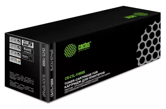 Картридж лазерный Cactus CS-CTL-1100XK (CTL-1100XK), черный, 3000 страниц, совместимый для Pantum CP1100/CP1100DW/CM1100DN/CM1100DW/CM1100ADN/CM1100ADW