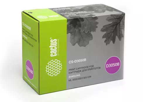 Картридж лазерный Cactus CS-D3050B (ML-D3050B), черный, 8000 страниц, совместимый, для Samsung ML-3051N / ML-3051ND
