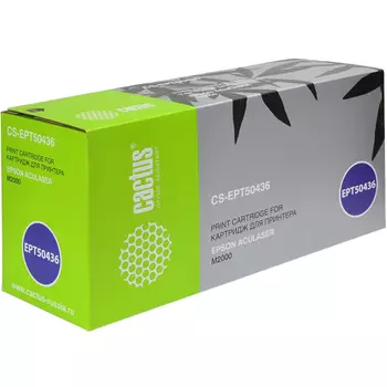 Картридж лазерный Cactus CS-EPT50436 (C13S050436), черный, 3500 страниц, совместимый для Epson AcuLaser M2000