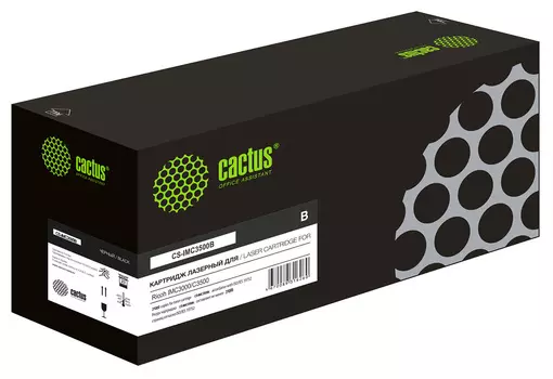 Картридж лазерный Cactus CS-IMC3500B (842255), черный, 31000 страниц, совместимый для Ricoh IMC3000/C3500